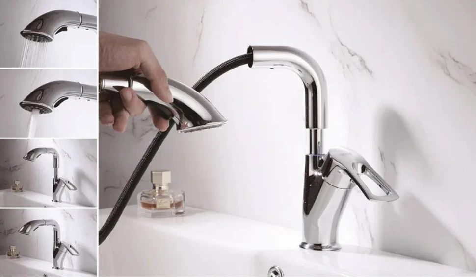 Смеситель для раковины Shevanik S5121 хром