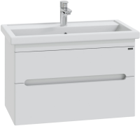 Тумба с раковиной СаНта Лондон 80 подвесная, 2 ящика