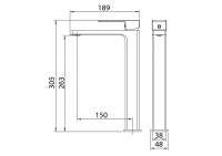 Смеситель для раковины Grossman Style 520.K35.05.210 черный Смеситель для раковины Grossman Style 520.K35.05.210 черный