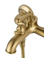 Смеситель для ванны с душем Wonzon & Woghand Steam WW-88639008-BG брашированное золото Смеситель для ванны с душем Wonzon & Woghand Steam WW-88639008-BG брашированное золото