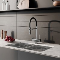 Смеситель для кухни IDDIS Ace ACESBFFi05 хром, с гибким изливом