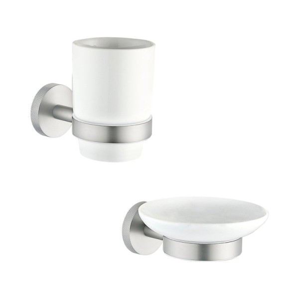 Набор Стакан Allen Brau Priority 6.31002-BN + Мыльница 6.31005-BN