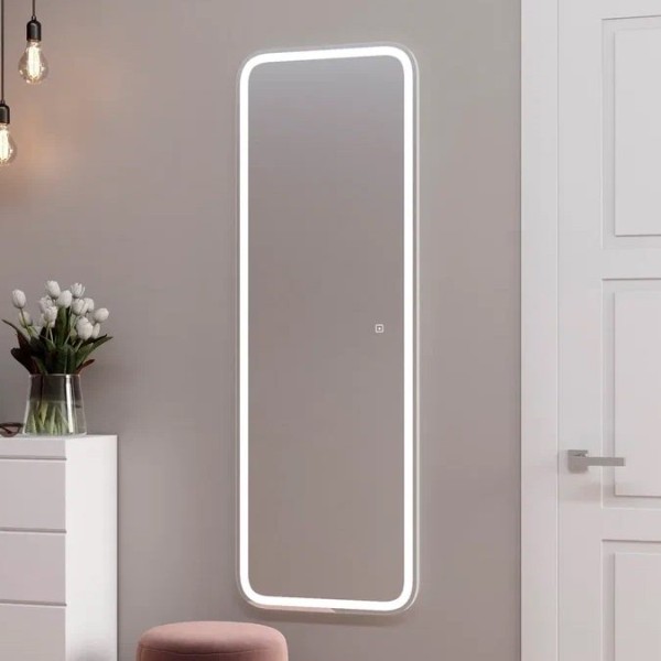 Зеркало CONTINENT Loren 45х135, с подсветкой