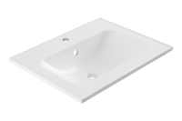 Тумба с раковиной Aquanet Арт 60 подвесная, мисти грин