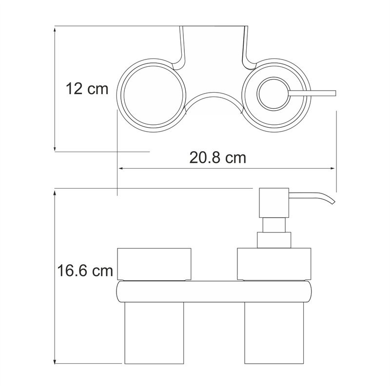 Набор Стакан Wasserkraft Berkel K-6826 + Дозатор K-6889