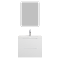 Тумба под раковину BelBagno Marino-cer-mini 60 подвесная, bianco lucido