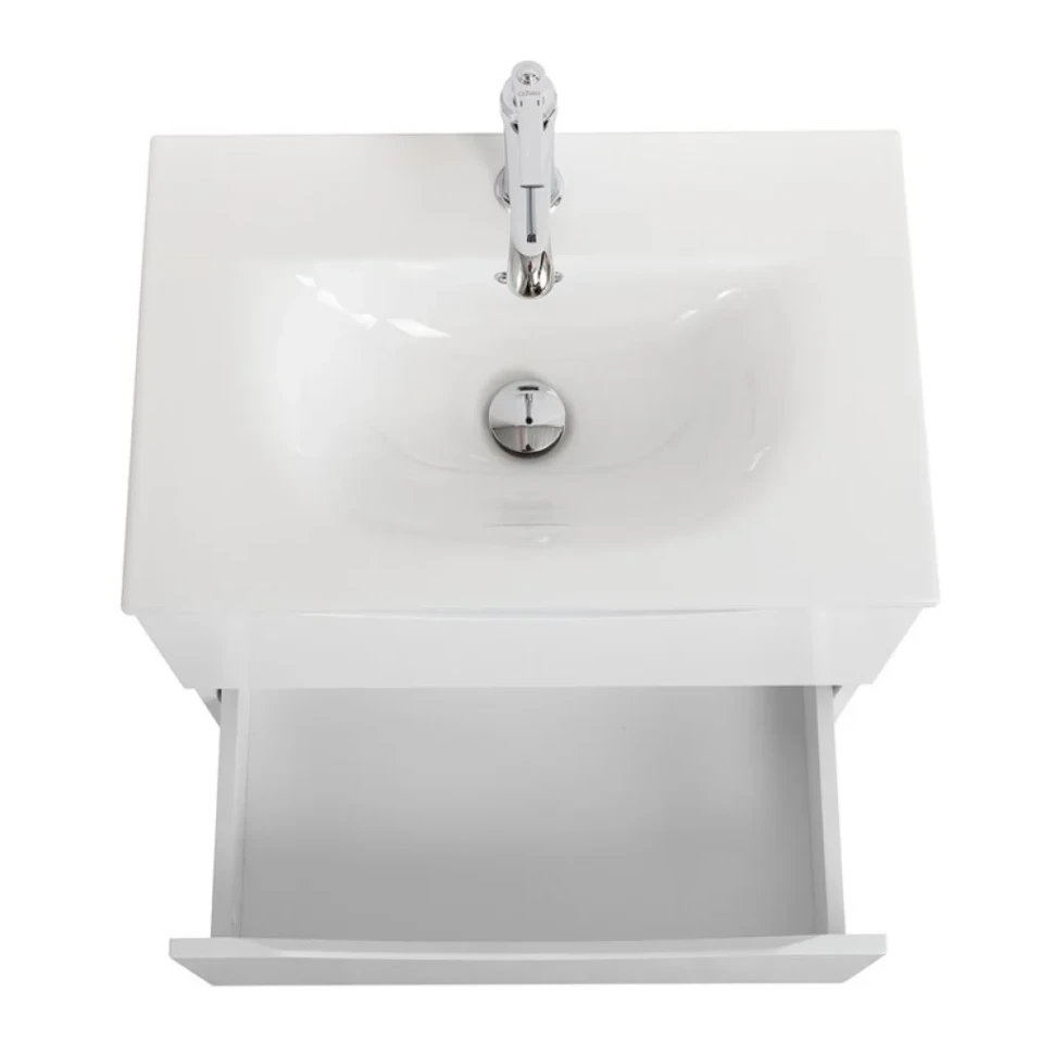 Тумба под раковину BelBagno Marino-cer-mini 60 подвесная, bianco lucido