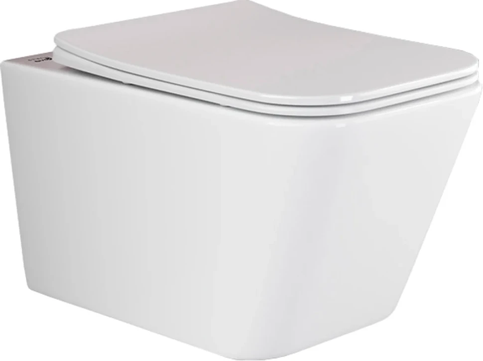 Комплект  Унитаз подвесной Ceramicanova Metric Rimless CN3007 с микролифтом, безободковый + Система инсталляции для унитазов Grohe Rapid SL 38772001,