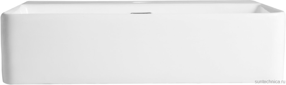 Тумба с раковиной Orange Line 100 подвесная, 2 ящика, матовая белая с раковиной B04-500W