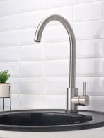 Смеситель для кухни РМС SUS124-017FL нержавеющая сталь