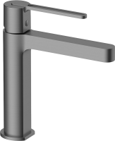 Смеситель для раковины Vincea Rondo VBF-1R1GM вороненая сталь