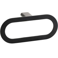 Держатель для полотенец Bemeta Organic Black 167104380 матовый черный, кольцо