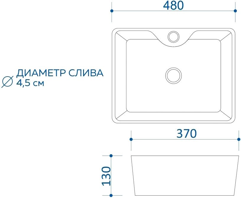 Тумба с раковиной Teymi Nura 60 дуб эврика, матовый графит, раковина Helmi S 48