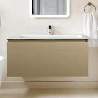 Тумба под раковину без столешницы Art&Max Латина (Latina) 100 подвесная, бежевая