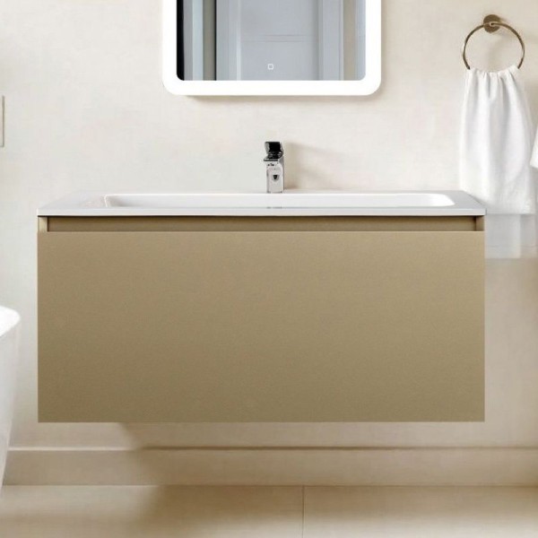 Тумба под раковину без столешницы Art&Max Латина (Latina) 100 подвесная, бежевая