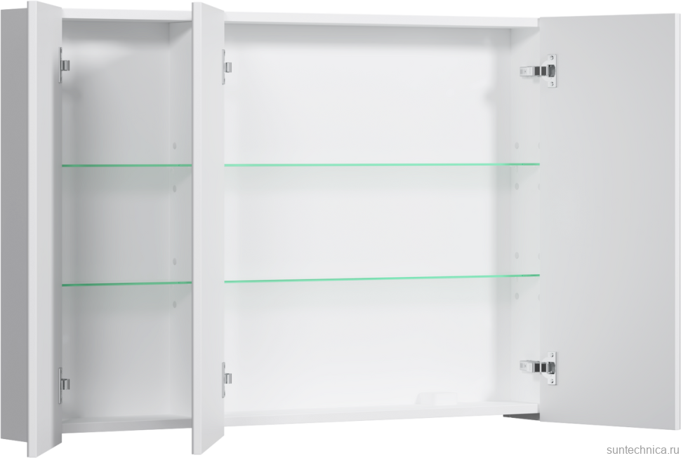 Зеркало-шкаф Aqwella Simplex 100 с подсветкой