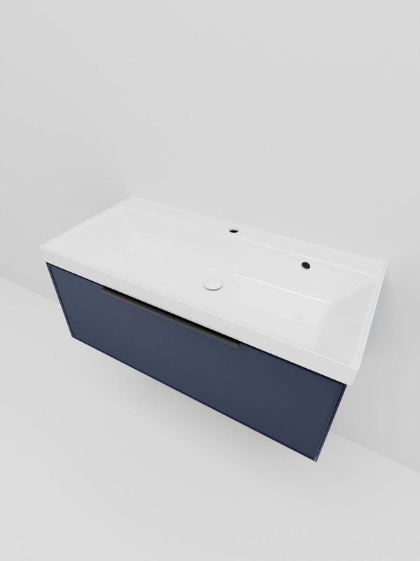 Тумба под раковину La Fenice SIMPLA Blu Grigio синяя 100 см