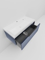 Тумба под раковину La Fenice SIMPLA Blu Grigio синяя 100 см