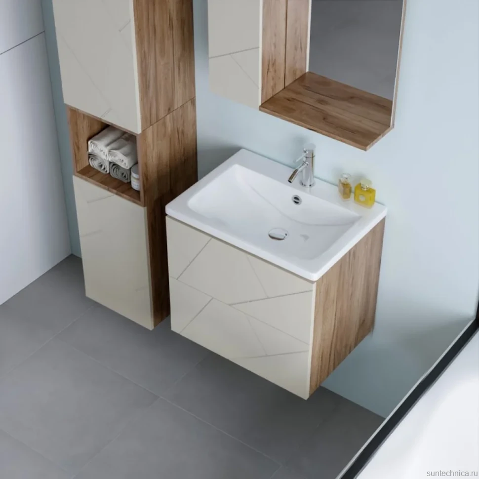 Мебельная раковина Cersanit Moduo slim 60