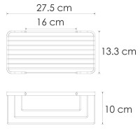 Полка Wasserkraft Sauer K-711POLISHED GOLD глянцевое золото