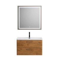 Тумба под раковину без столешницы BelBagno Due 80 rovere nature