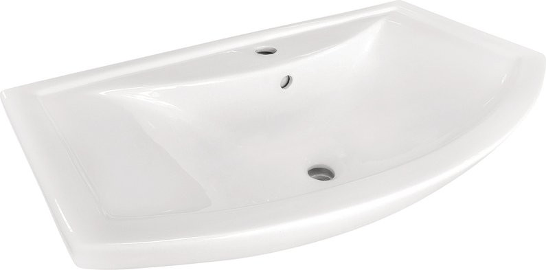 Тумба с раковиной ASB-Mebel Орхидея 80 белая, северное дерево