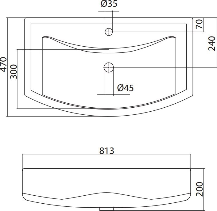 Тумба с раковиной ASB-Mebel Орхидея 80 белая, северное дерево