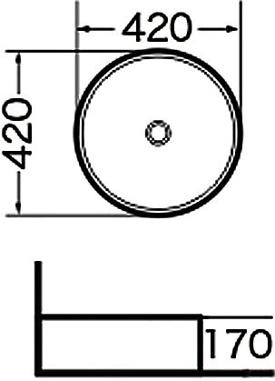 Накладная раковина Grossman GR-3014 40