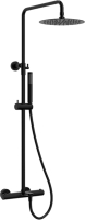 Душевая стойка Raiber Graceful RPB-007 с термостатом, черная