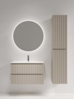 Мебель для ванной комнаты Sancos Snob R 80 Beige Soft, раковина CN7026