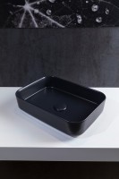 Накладная раковина Allen Brau Fantasy Quad 50x36, черная матовая