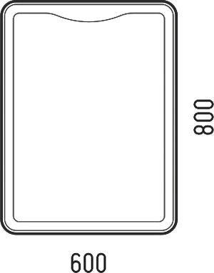 Зеркало Corozo Орли 60х80