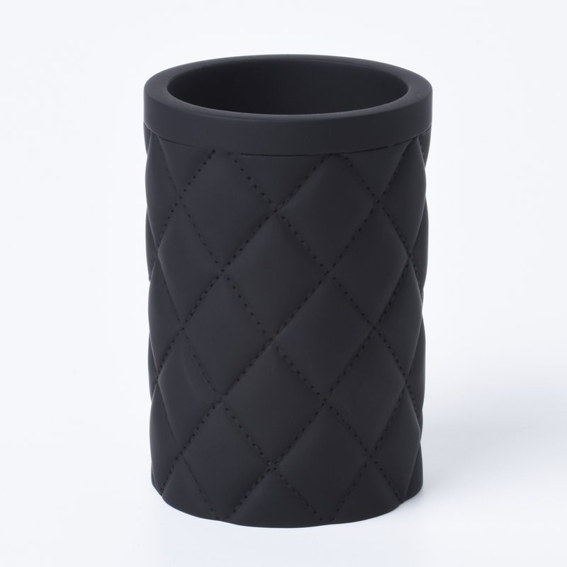 Стакан для зубных щеток Wasserkraft Never K-1828 черный