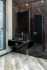 Мебель для ванной Armadi Art Lucido 100 черная глянцевая, раковина 817-B, ножки хром