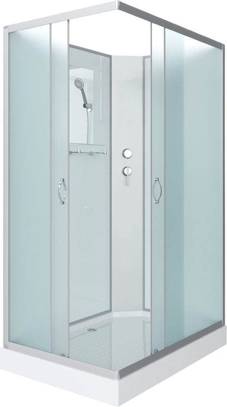 Душевая кабина Niagara Classic NG-43085-14QBK 100х80 см, без крыши