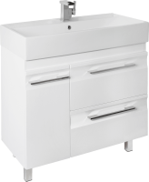 Тумба под раковину Vod-Ok Мальта 90 с ящиками, белая