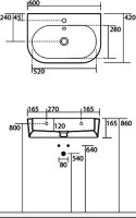 Накладная раковина Kerasan Flo 314201*1