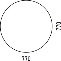 Зеркало круглое Corozo Окко 77