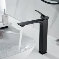 Смеситель для раковины Shevanik S6111H черный Смеситель для раковины Shevanik S6111H черный