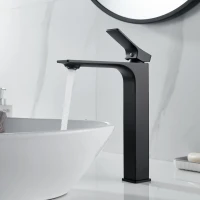 Смеситель для раковины Shevanik S6111H черный Смеситель для раковины Shevanik S6111H черный