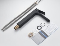 Смеситель для раковины Shevanik S6111H черный
