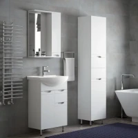 Зеркало-шкаф Corozo Лея 60 белое Зеркало-шкаф Corozo Лея 60 белое