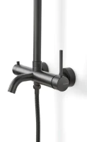 Душевая стойка Milacio Ultra MCU.151.MB матовый черный Душевая стойка Milacio Ultra MCU.151.MB матовый черный