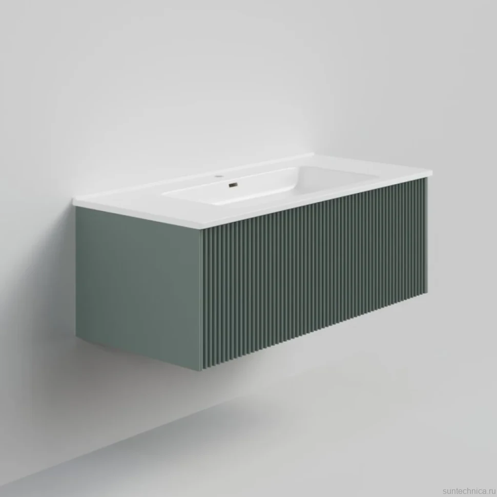 Тумба с раковиной La Fenice Terra 100 серая