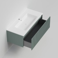 Тумба с раковиной La Fenice Terra 100 серая