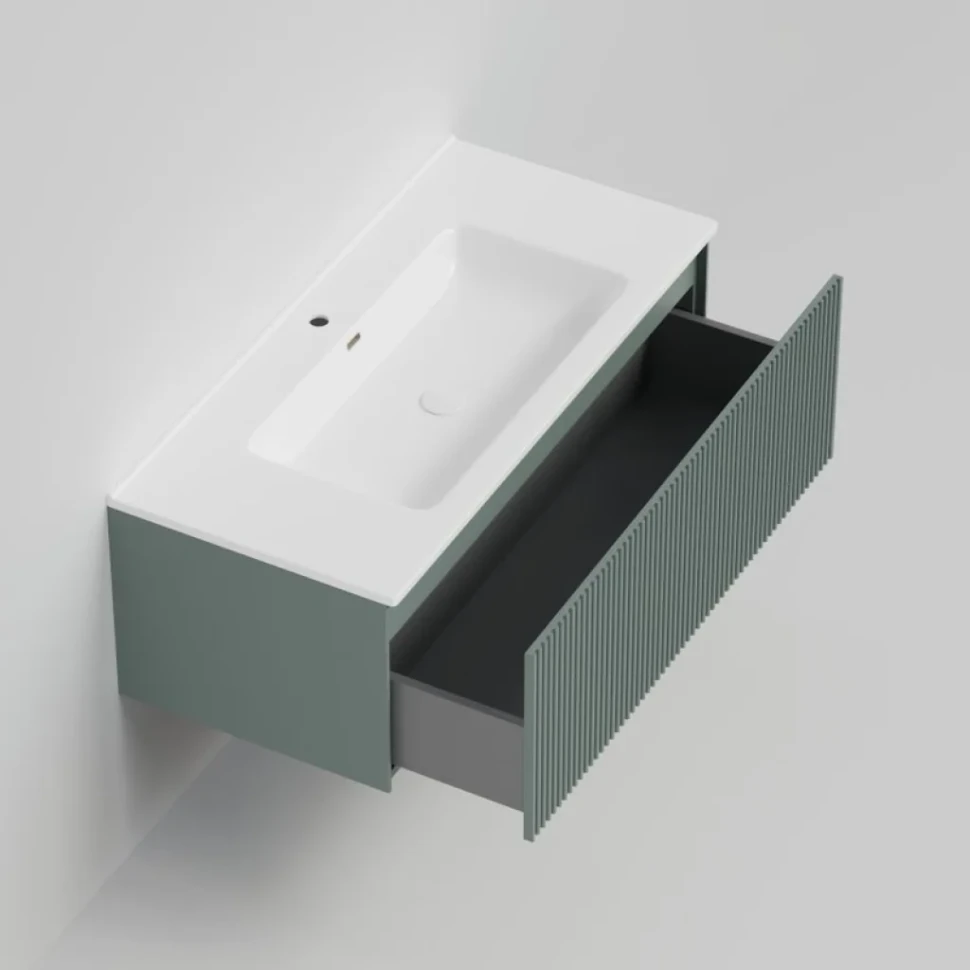 Тумба с раковиной La Fenice Terra 100 серая