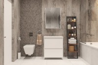 Тумба под раковину Velvex Klaufs 70.2Y белая, напольная