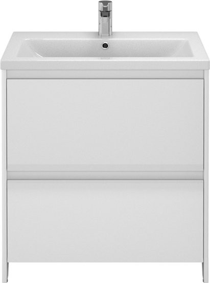 Тумба под раковину Velvex Klaufs 70.2Y белая, напольная