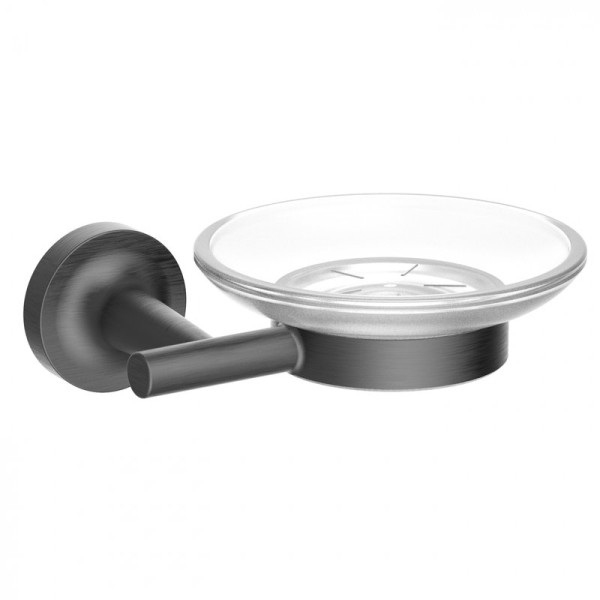 Мыльница Wonzon & Woghand Simple WW-6522-BGM настенная, стеклянная