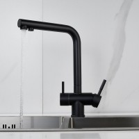 Смеситель для кухни Shevanik S468H черный